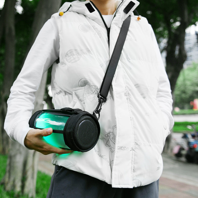 TXESIGN Silicone Carrying Case For JBL Pulse 5 Bluetooth Speaker Anti-scratch Protective Cover Sleeve Shoulder Bag TXESIGN Silicone Carrying Case For JBL Pulse 5 Bluetooth Speaker Anti-scratch Protective Cover Sleeve Shoulder Bag